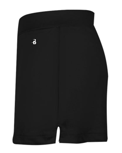 Badger Women's Skort 6151 #color_Black