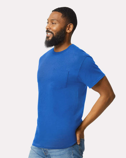Gildan Unisex Ultra Cotton® Pocket T-Shirt 2300 #colormdl_Royal
