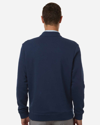 Adidas Men's Elevated Fleece Quarter-Zip Pullover A721 #colormdl_Collegiate Navy
