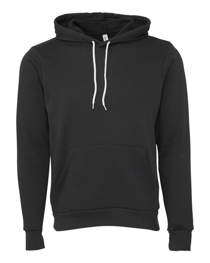 BELLA + CANVAS Unisex Sponge Fleece Hoodie Sweatshirt 3719 #color_DTG Dark Grey