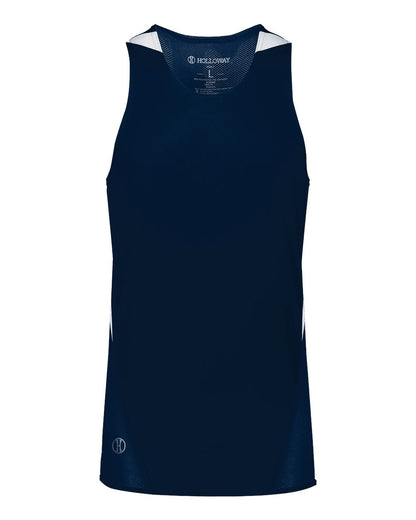Holloway Unisex PR Max Track Jersey 221035 #color_Navy/ White