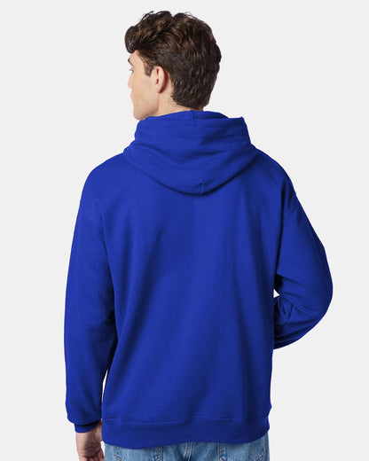 Hanes Unisex EcoSmart® Hooded Sweatshirt P170 #colormdl_Deep Royal