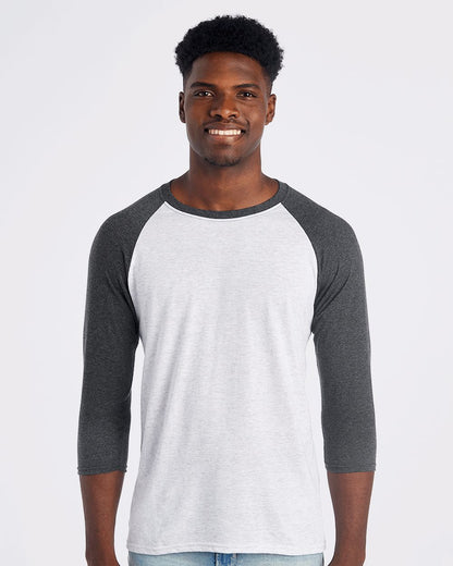 JERZEES Unisex Triblend Three-Quarter Raglan Baseball T-Shirt 601RR JERZEES Unisex Triblend Three-Quarter Raglan Baseball T-Shirt 601RR