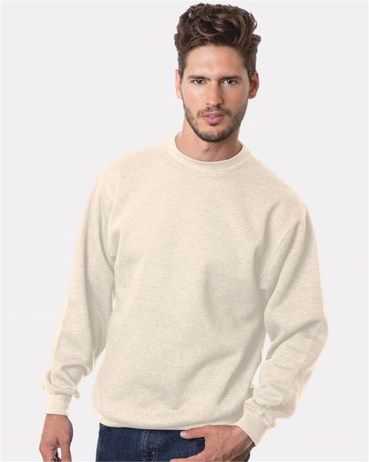 Bayside USA-Made Crewneck Sweatshirt 1102 #colormdl_Cream