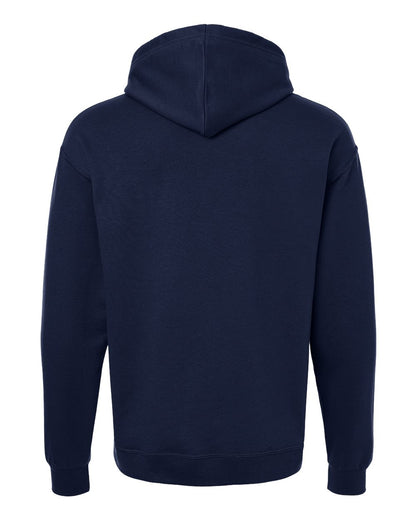 JERZEES Unisex Ultimate CVC Hooded Sweatshirt IC49MR #color_J. Navy
