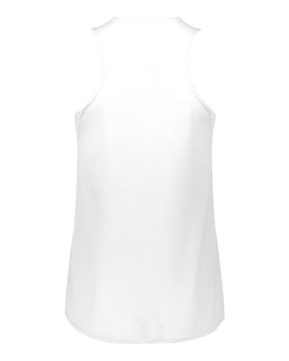 Holloway Women's PR Max Track Racerback Jersey 221335 #color_White