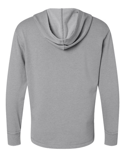 LAT Unisex Vintage Wash Fleece Hoodie Sweatshirt 6936 #color_Washed Grey