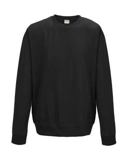AWDis Unisex College Crewneck Sweatshirt JHA030 #color_Jet Black