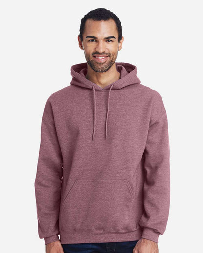 Gildan Unisex Heavy Blend™ Hooded Sweatshirt 18500 #colormdl_Heather Dark Maroon