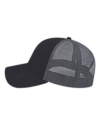 CAP AMERICA X-tra Value Polyester Trucker Cap x800 #color_Black/ Charcoal