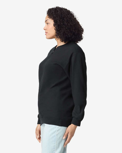 Gildan Softstyle® Midweight 1/4 Zip Sweatshirt SF008 #colormdl_Black