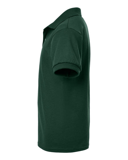 JERZEES Youth Dri-Power® Polo 437K #color_Forest Green
