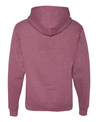 JERZEES Unisex NuBlend® Hooded Sweatshirt 996MR #color_Vintage Heather Maroon