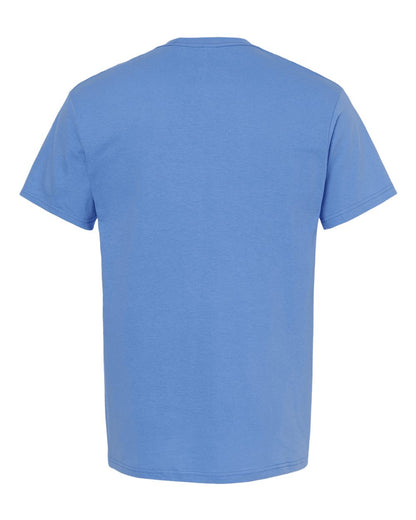 M&O Men's Gold Soft Touch T-Shirt 4800 #color_Carolina Blue
