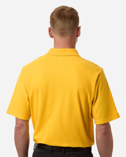 CORE365 Men's Resolve CVC Performance Pique Polo CE106 #colormdl_Campus Gold