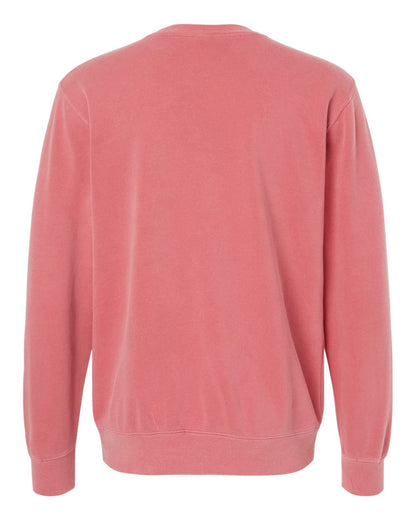 Independent Trading Co. Midweight Pigment-Dyed Crewneck Sweatshirt PRM3500 #color_Pigment Pink