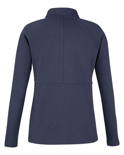 Devon & Jones Women's New Classics® Charleston Quarter-Zip Pullover DG481WZ #color_Navy Melange