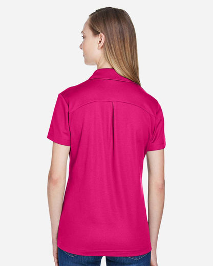 Devon & Jones Women's CrownLux Performance® Plaited Polo DG20W #colormdl_Crown Raspberry