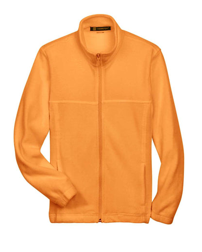 Harriton Youth Full-Zip Fleece M990Y #color_Safety Orange