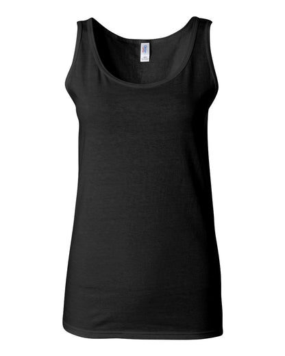 Gildan Women's Softstyle® Tank Top 64200L #color_Black