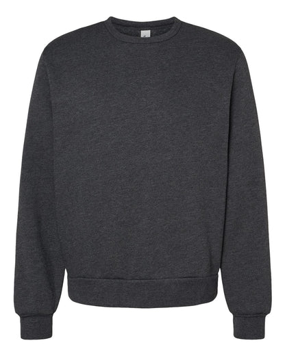 BELLA + CANVAS Sponge Fleece Classic Crewneck Sweatshirt 3911 #color_Dark Grey Heather