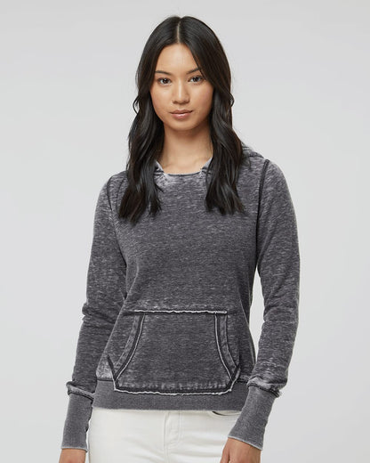 J. America Women's Zen Fleece Hooded Sweatshirt 8912 J. America Women's Zen Fleece Hooded Sweatshirt 8912