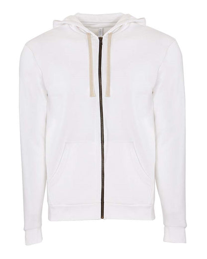 Next Level Santa Cruz Full-Zip Hoodie 9602 #color_White