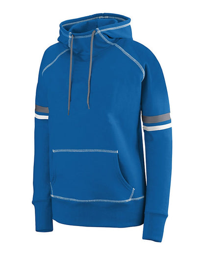 Augusta Sportswear Women's Spry Hoodie 5440 #color_Royal/ White/ Graphite