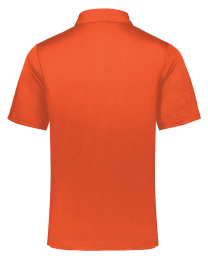 Holloway Men's Dry-Excel™ Prism Bold Polo 222576 #color_Orange/ White