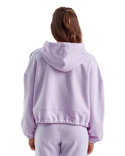 TriDri Women's Cropped Maria Hooded Sweatshirt TD085 #colormdl_Lilac