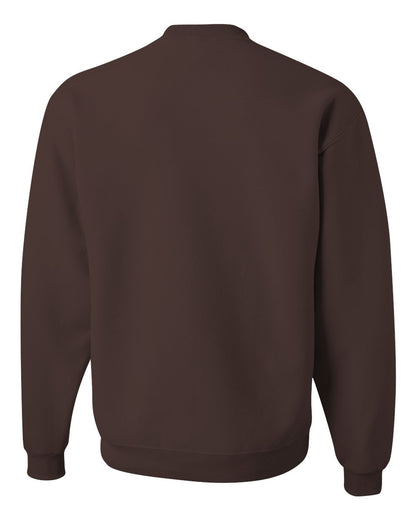 JERZEES Unisex NuBlend® Crewneck Sweatshirt 562MR #color_Chocolate