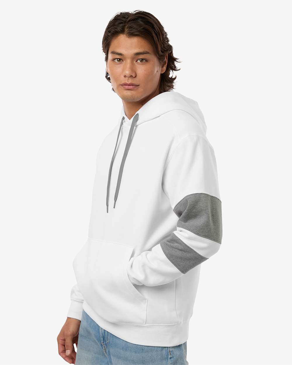 #colormdl_White/ Charcoal Heather