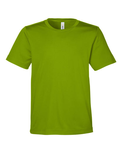 CORE365 Youth Capital Performance T-Shirt CE10Y #color_Acid Green
