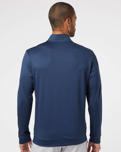 Adidas Men's Textured Quarter-Zip Pullover A295 #colormdl_Collegiate Navy