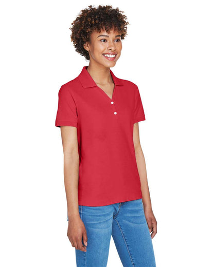 Devon & Jones Women's Pima Piqué Polo D100W #colormdl_Red