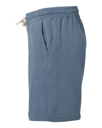 Comfort Colors Garment-Dyed Lightweight Fleece Sweat Shorts 1468 #color_Blue Jean