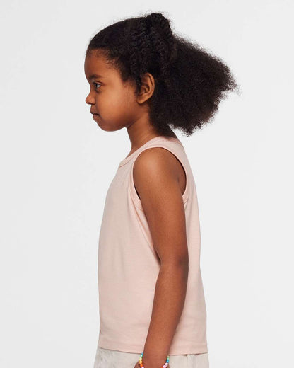 Rabbit Skins Toddler Fine Jersey Tank 3323 #colormdl_Blush