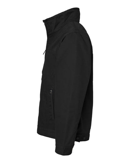 DRI DUCK Men's Tall Maverick Boulder Cloth™ Jacket with Blanket Lining 5028T #color_Black