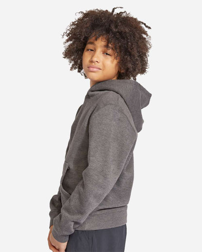 Lane Seven Youth Premium Pullover Hooded Sweatshirt LS1401Y #colormdl_Charcoal Heather