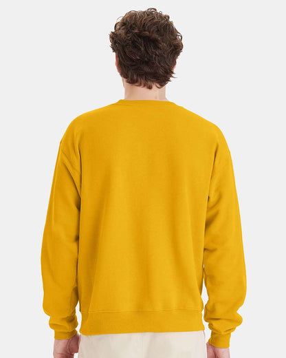 Hanes Unisex EcoSmart® Crewneck Sweatshirt P160 #colormdl_Gold