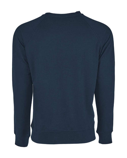 Next Level Unisex Laguna Raglan Crewneck Sweatshirt 9000 #color_Cool Blue