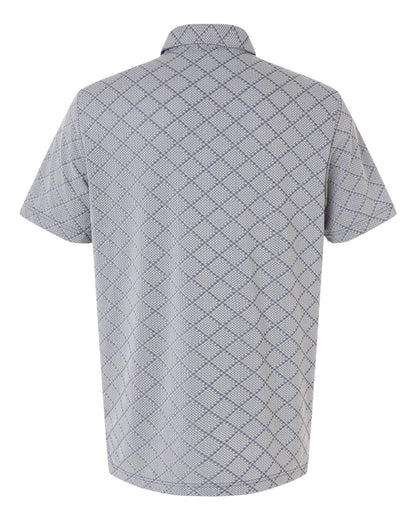 Adidas Men's Ultimate365 Jacquard Polo A2014 #color_Collegiate Navy/ White