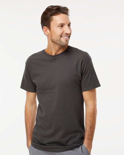 M&O Men's Gold Soft Touch T-Shirt 4800 #colormdl_Charcoal