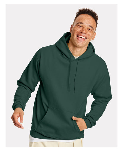 Hanes Unisex EcoSmart® Hooded Sweatshirt P170 #colormdl_Athletic Dark Green