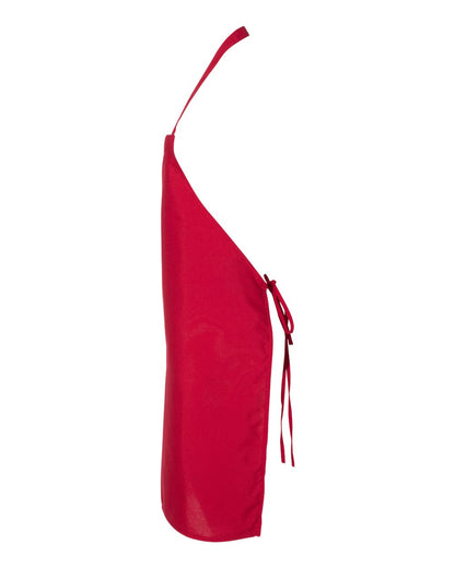 Q-Tees Bib Apron Q4010 #color_Red