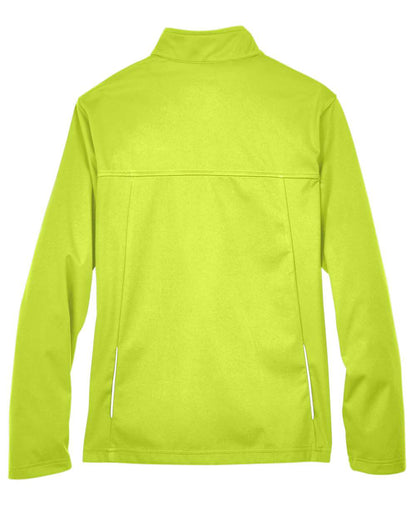 CORE365 Women's Techno Lite Three-Layer Knit Tech-Shell CE708W #color_Safety Yellow