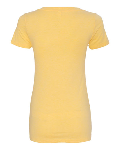 Next Level Women’s CVC Deep V-Neck T-Shirt 6640 #color_Banana Cream
