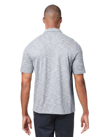North End Men's Eclipse Jacquard Polo NE115 #colormdl_Black Heather