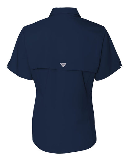 Columbia Women's PFG Tamiami™ II Short Sleeve Shirt 212466 #color_Collegiate Navy