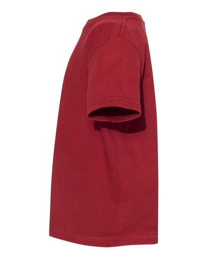 Rabbit Skins Toddler Fine Jersey Tee 3321 #color_Garnet